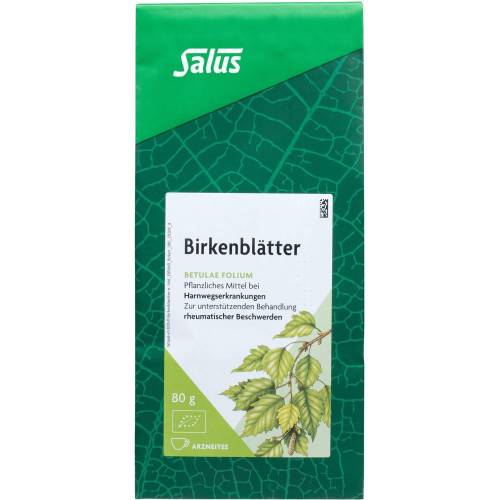 Birkenblätter Tee Bio Betulae folium Salus 80 g