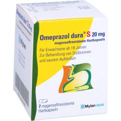 Omeprazol dura S 20 mg magensaftresist.Hartkapseln 7 St