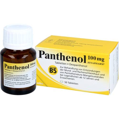 Panthenol 100 mg Jenapharm Tabletten 50 St