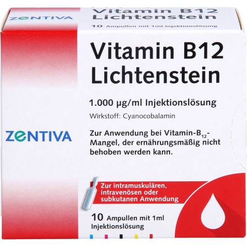 Vitamin B12 1.000 µg Lichtenstein Ampullen 10 ml
