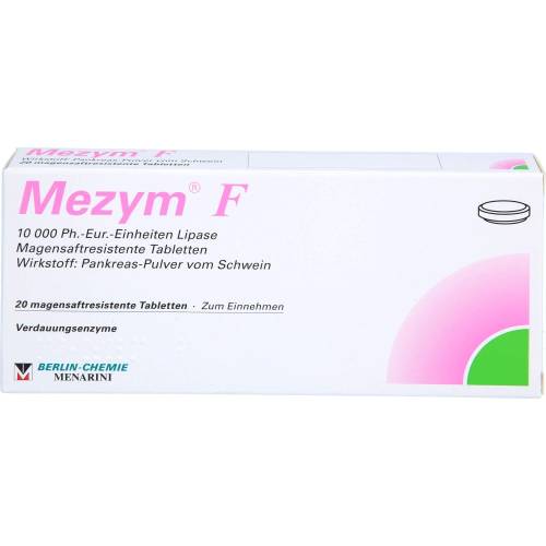Mezym F magensaftresistente Tabletten 20 St