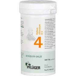 Biochemie Pflüger 4 Kalium chloratum D 6 Tabletten 400 St
