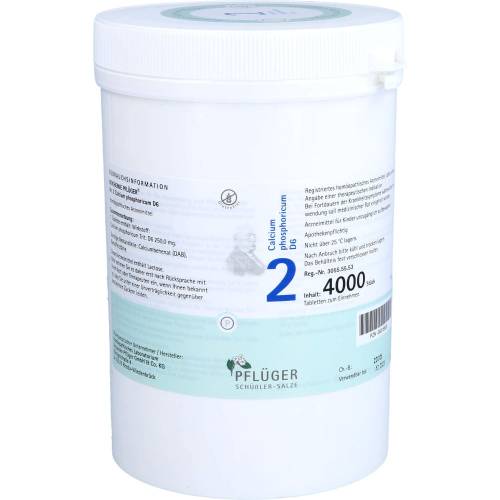 Biochemie Pflüger 2 Calcium phosphoricum D 6 Tabl. 4000 St