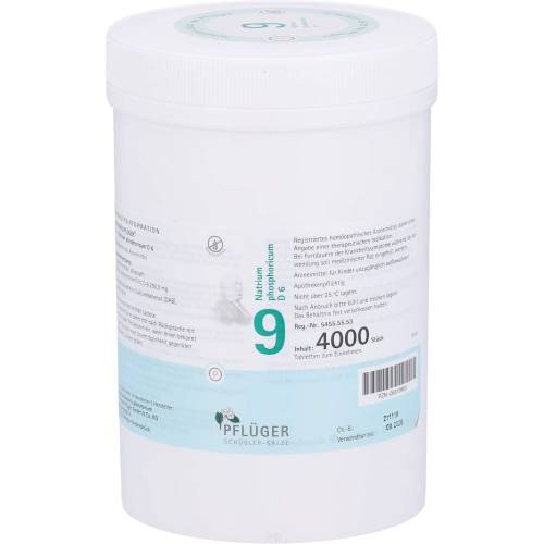 Biochemie Pflüger 9 Natrium phosphoricum D 6 Tabl. 4000 St