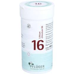 Biochemie Pflüger 16 Lithium chloratum D 6 Tabl. 400 St