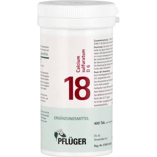 Biochemie Pflüger 18 Calcium sulfuratum D 6 Tabl. 400 St