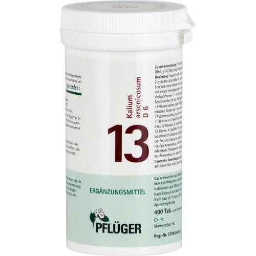 Biochemie Pflüger 13 Kalium arsenicosum D 6 Tabl. 400 St
