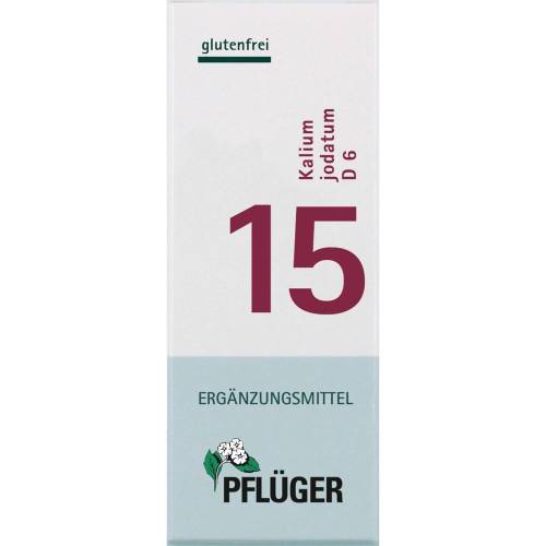 Biochemie Pflüger 15 Kalium jodatum D 6 Tabletten 400 St