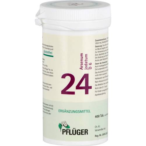Biochemie Pflüger 24 Arsenum jodatum D 6 Tabletten 400 St
