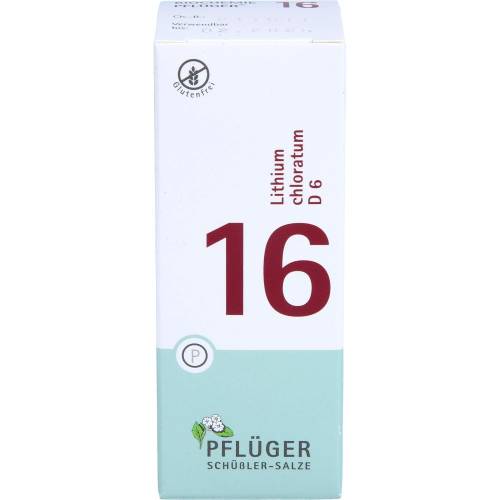 Biochemie Pflüger 16 Lithium chloratum D 6 Tabl. 100 St