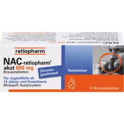 Nac-ratiopharm akut 600 mg Hustenlöser Brausetabl. 10 St