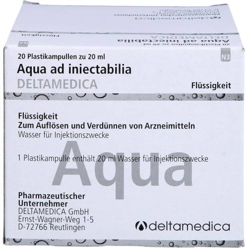 Aqua Ad iniectabilia Plastik 400 ml