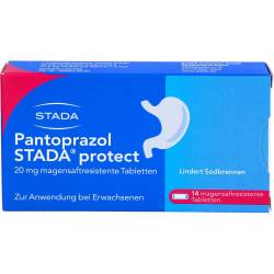 Pantoprazol Stada protect 20 mg magensaftres.Tabl. 14 St
