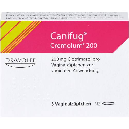 Canifug Cremolum 200 Vaginalsuppositorien 3 St