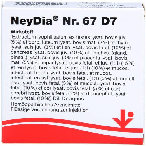 Neydia Nr.67 D 7 Ampullen 10 ml