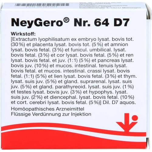 Neygero Nr.64 D 7 Ampullen 10 ml
