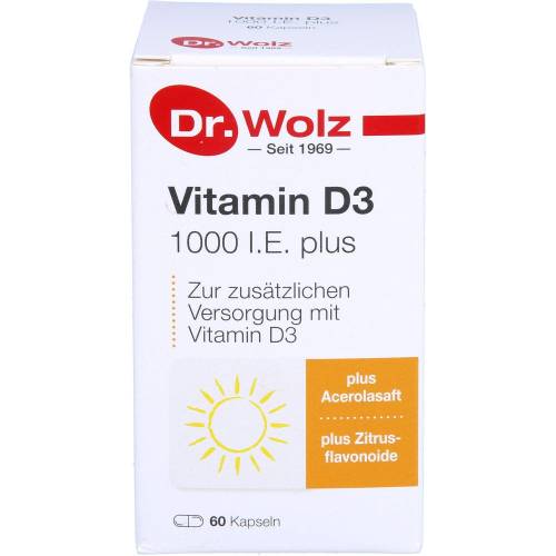 Vitamin D3 1.000 I.E. plus Dr.Wolz Kapseln 60 St