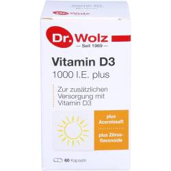 Vitamin D3 1.000 I.E. plus Dr.Wolz Kapseln 60 St