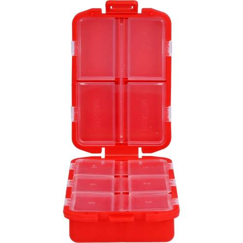 Tablettenbox mit 10-Fächern farbig sortiert 1 St