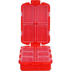 Tablettenbox mit 10-Fächern farbig sortiert 1 St