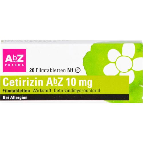 Cetirizin AbZ 10 mg Filmtabletten 20 St