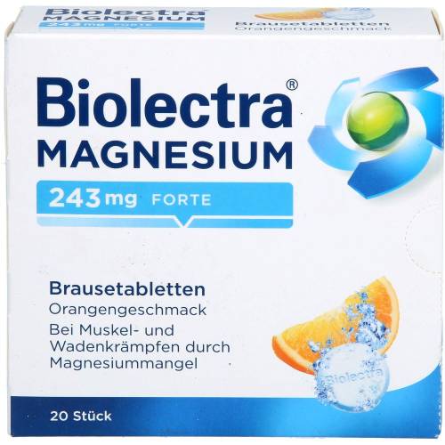 Biolectra Magnesium 243 mg forte Orange Brausetab. 20 St