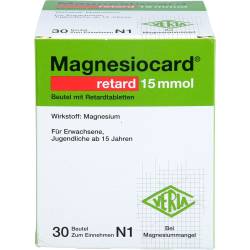 Magnesiocard retard 15 mmol Beutel m.ret.Filmtabl. 30 St