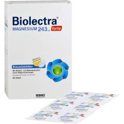 Biolectra Magnesium 243 mg forte Zitrone Br.-Tabl. 60 St