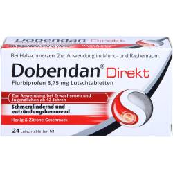 Dobendan Direkt Flurbiprofen 8,75 mg Lutschtabl. 24 St