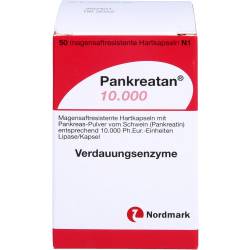 Pankreatan 10.000 magensaftresistente Hartkapseln 50 St
