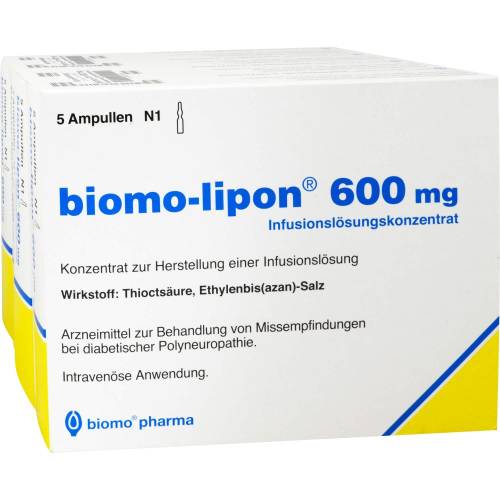Biomo-lipon 600 mg Ampullen 20 St