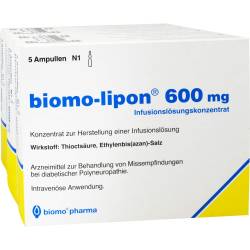 Biomo-lipon 600 mg Ampullen 20 St