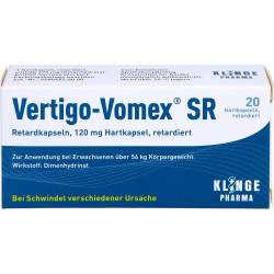Vertigo-Vomex Sr Retardkapseln 20 St