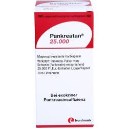 Pankreatan 25.000 magensaftresistente Hartkapseln 100 St