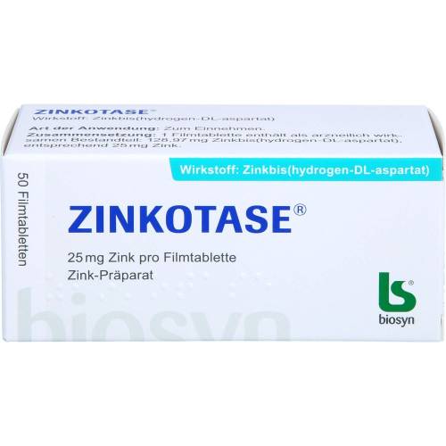 Zinkotase Filmtabletten 50 St