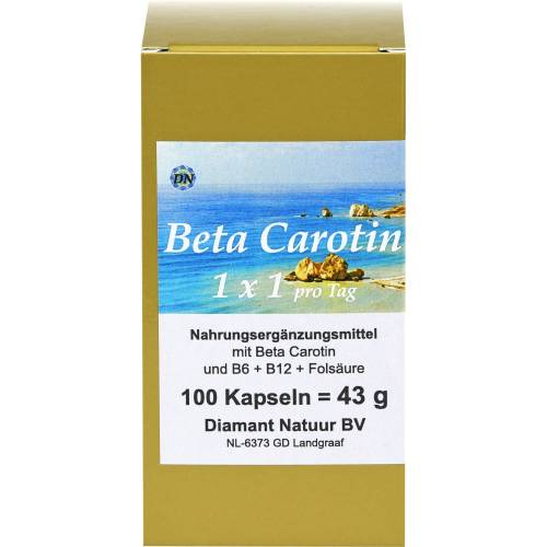 Beta Carotin 1x1 pro Tag Kapseln 100 St