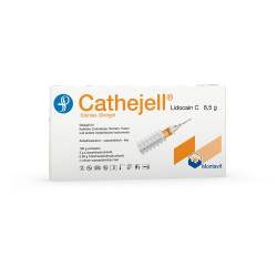 Cathejell Lidocain C steriles Gleitgel Zhs 8,5 g 5 St