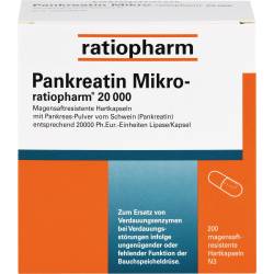 Pankreatin Mikro-ratio.20.000 magensaftr.Hartkaps. 200 St