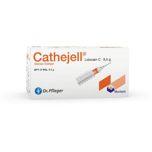 Cathejell Lidocain C steriles Gleitgel Zhs 8,5 g 25 St