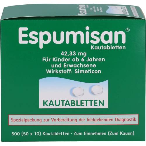 Espumisan Kautabletten f.bildgebende Diagnostik 500 St