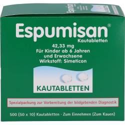 Espumisan Kautabletten f.bildgebende Diagnostik 500 St