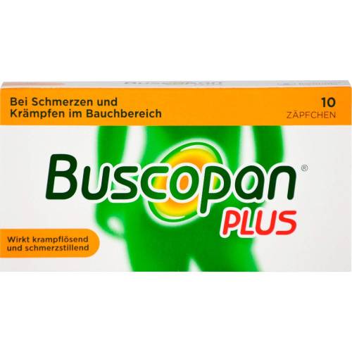 Buscopan plus 10 mg/800 mg Suppositorien 10 St