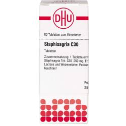 Staphisagria C 30 Tabletten 80 St