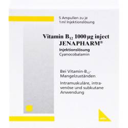 Vitamin B12 1000 µg Inject Jenapharm Inj.-Lsg.Amp. 5 ml