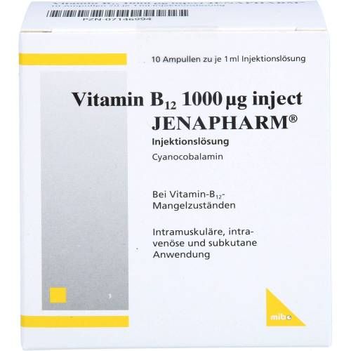 Vitamin B12 1000 µg Inject Jenapharm Inj.-Lsg.Amp. 10 ml