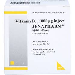 Vitamin B12 1000 µg Inject Jenapharm Inj.-Lsg.Amp. 10 ml
