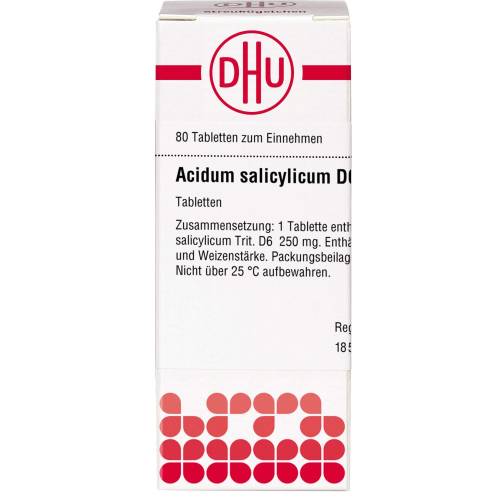 Acidum Salicylicum D 6 Tabletten 80 St