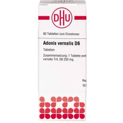 Adonis Vernalis D 6 Tabletten 80 St
