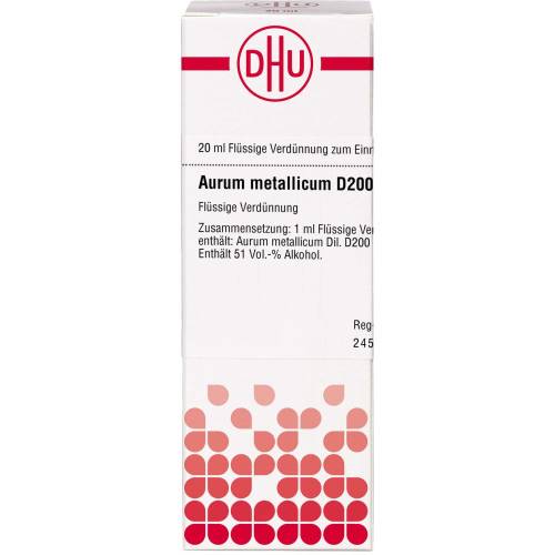Aurum Metallicum D 200 Dilution 20 ml