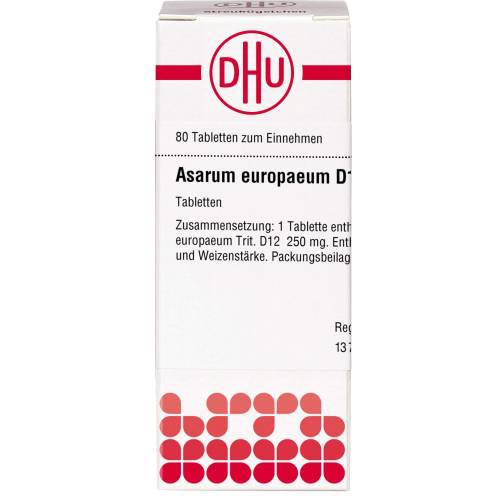 Asarum Europaeum D 12 Tabletten 80 St